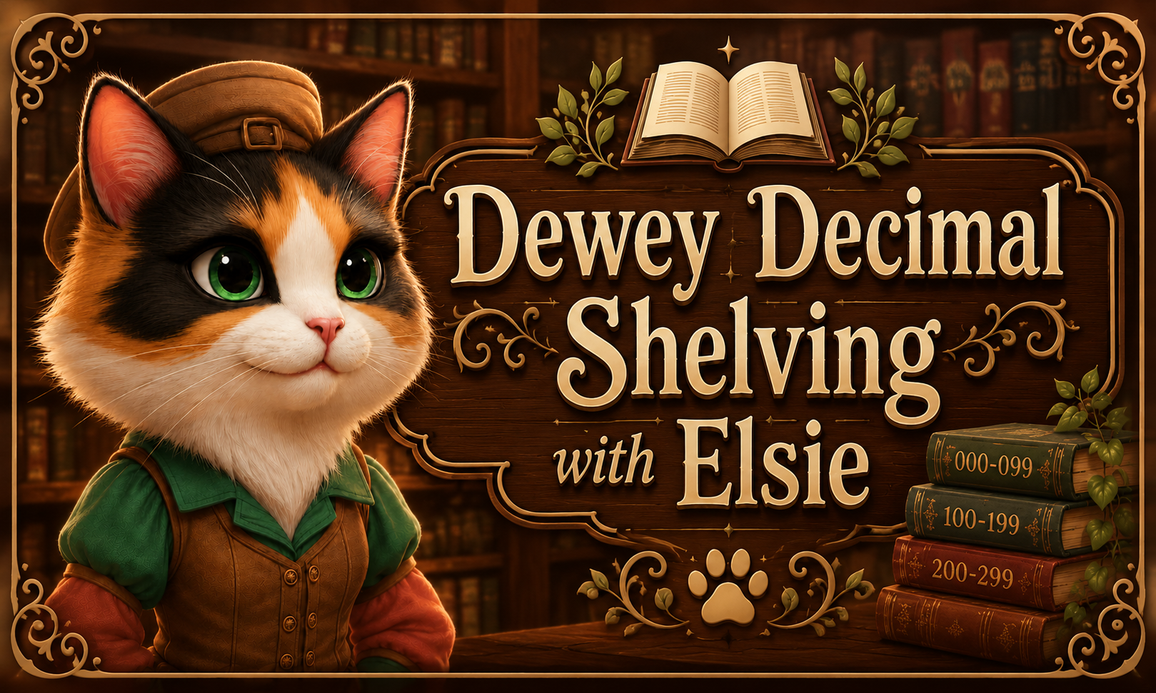 Dewey Shelving game banner